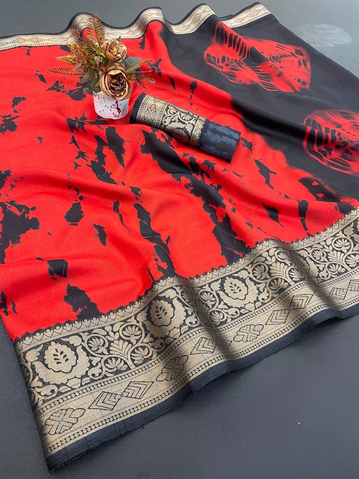 Designer Freehand Saree 18
